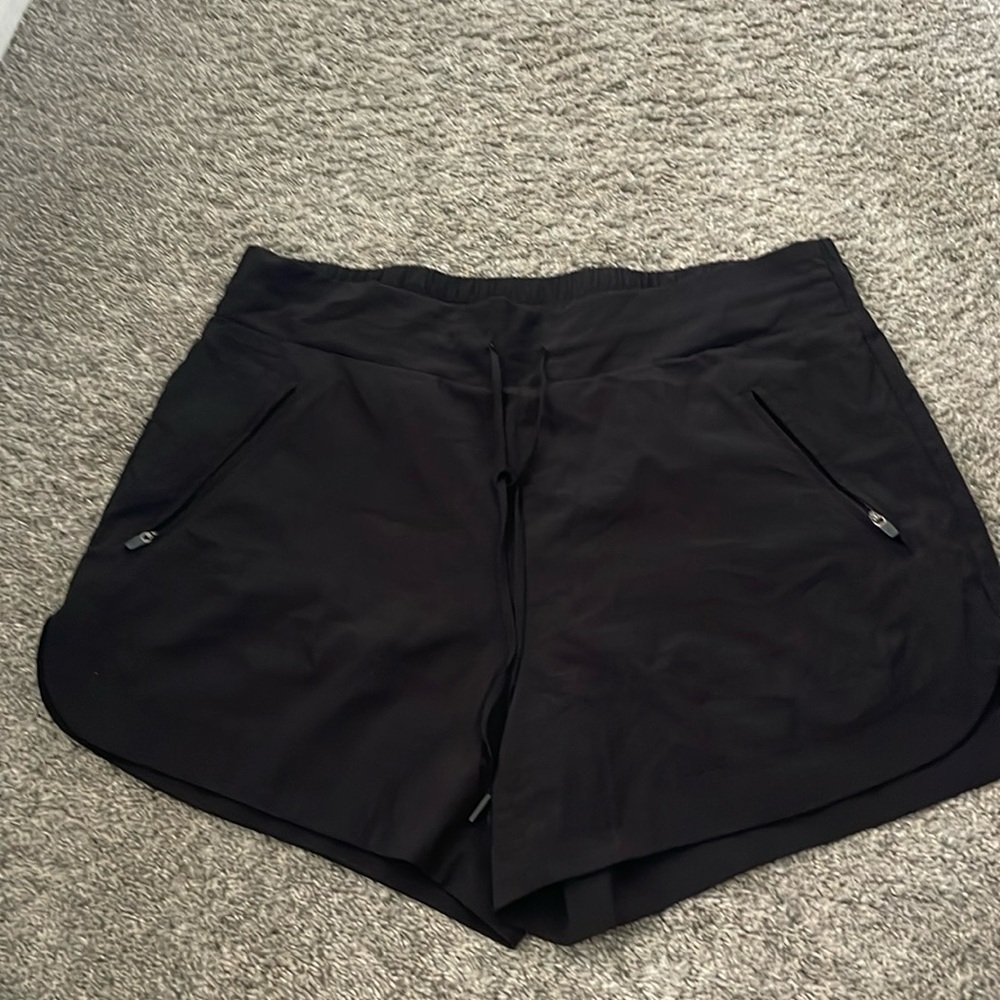 Tie Black Athletic Shorts